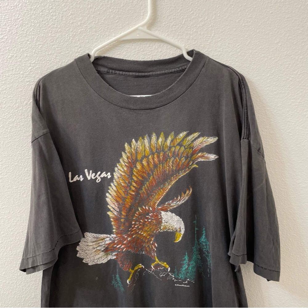 Las Vegas eagle shirt 94 vtg distressed xl - Picture 7 of 7